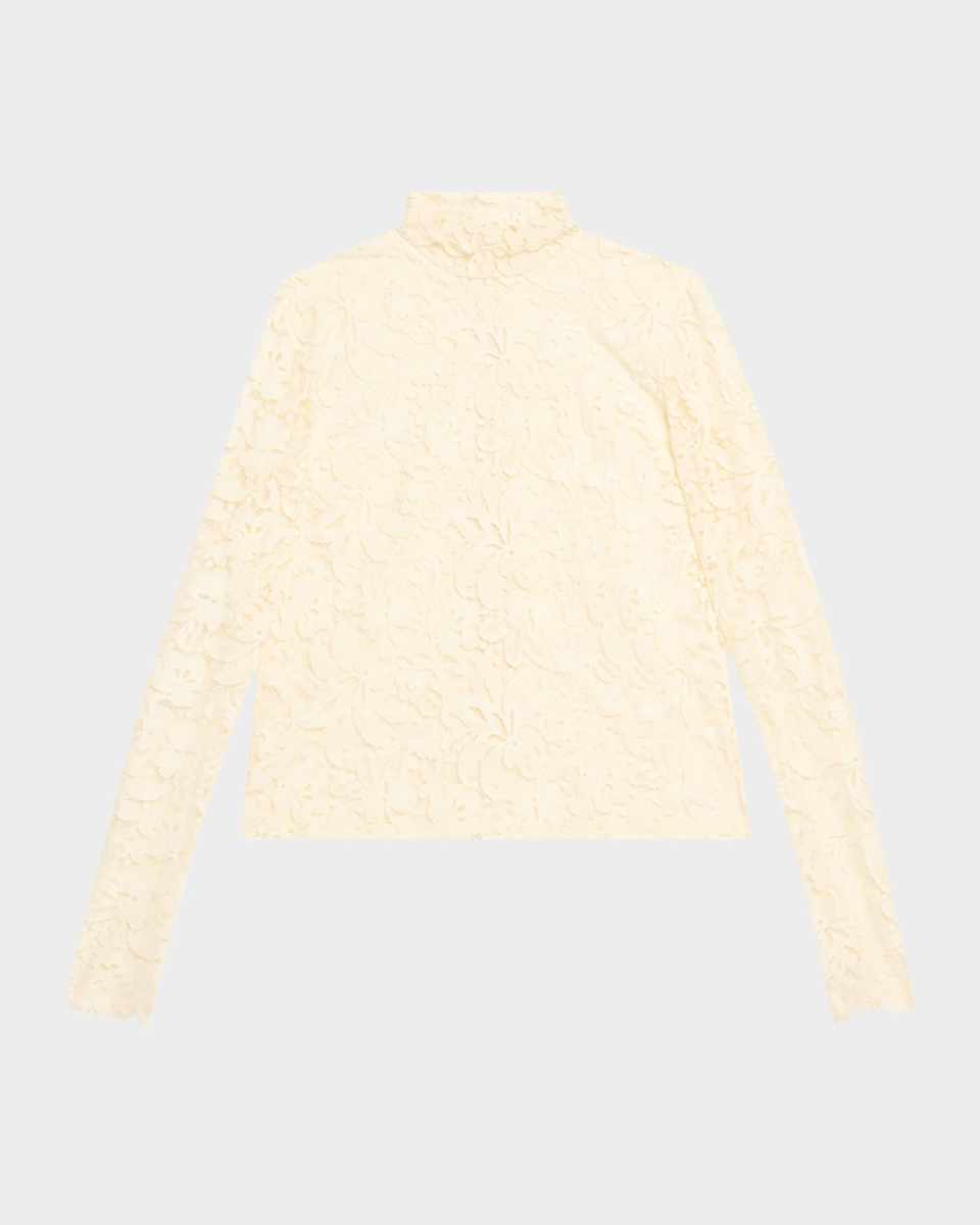 Indy Lace Turtleneck Top